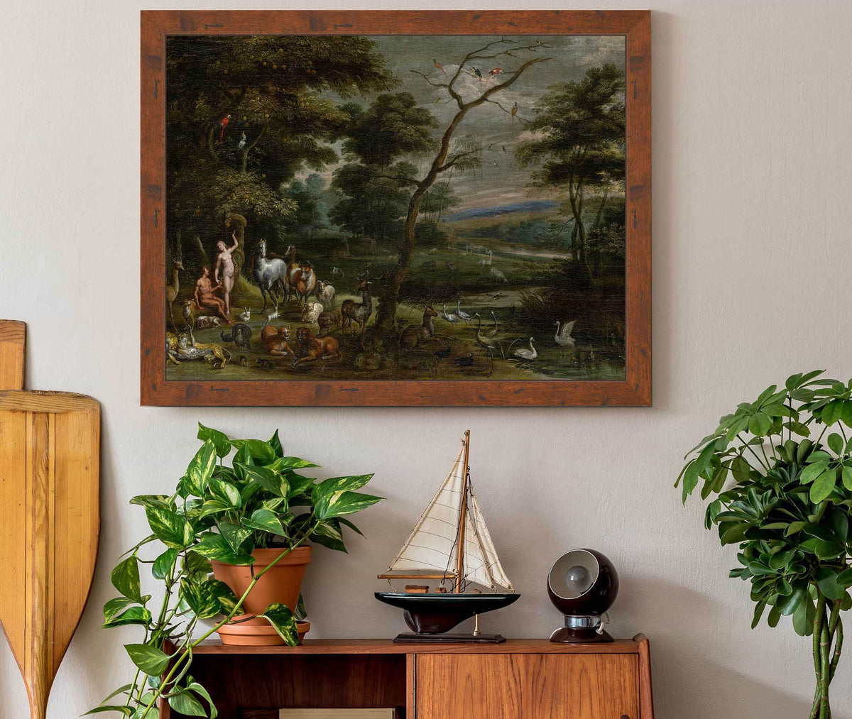 Adam And Eve In Paradise by Jan Brueghel The Elder