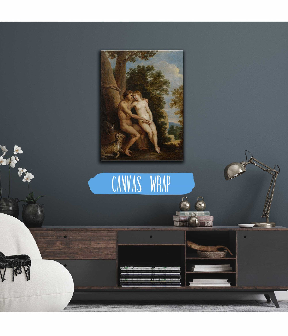 Adam And Eve In Paradise S by David Teniers The Younger