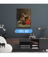 Adding Up The Donations by Jehan Georges Vibert