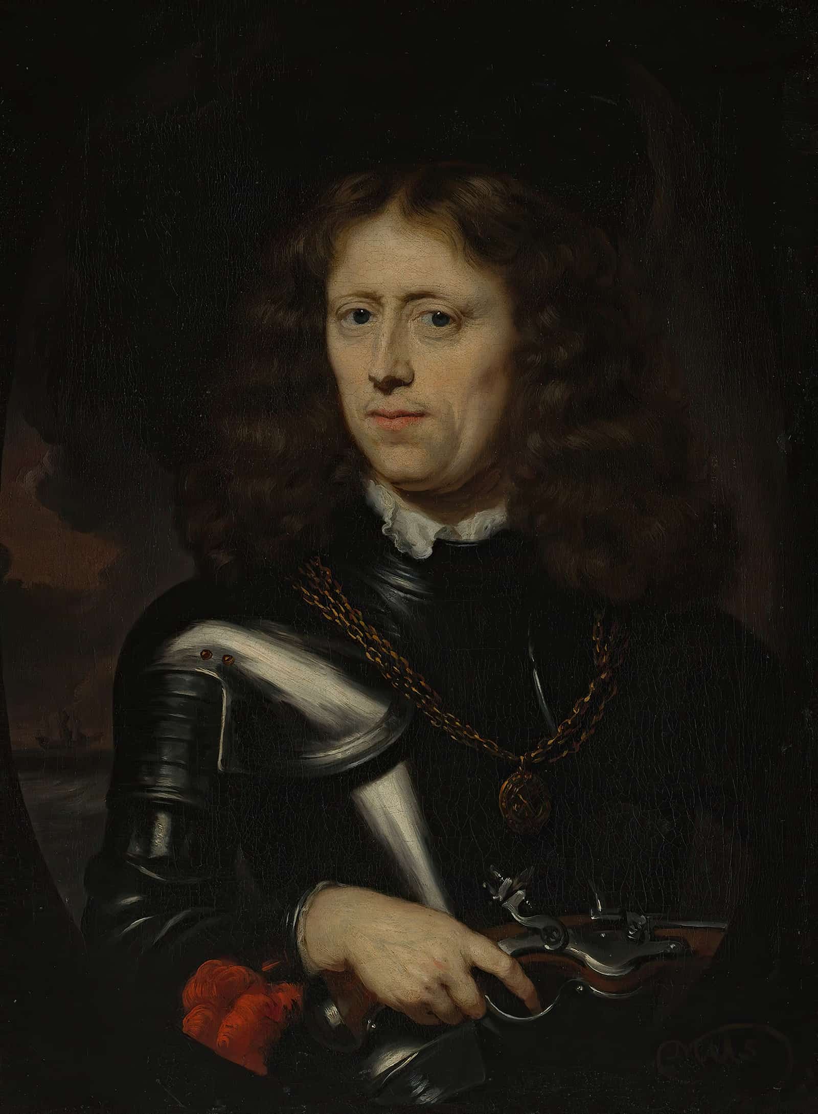 Admiral Jacob Binkes Born About Died by Nicolaes Maes