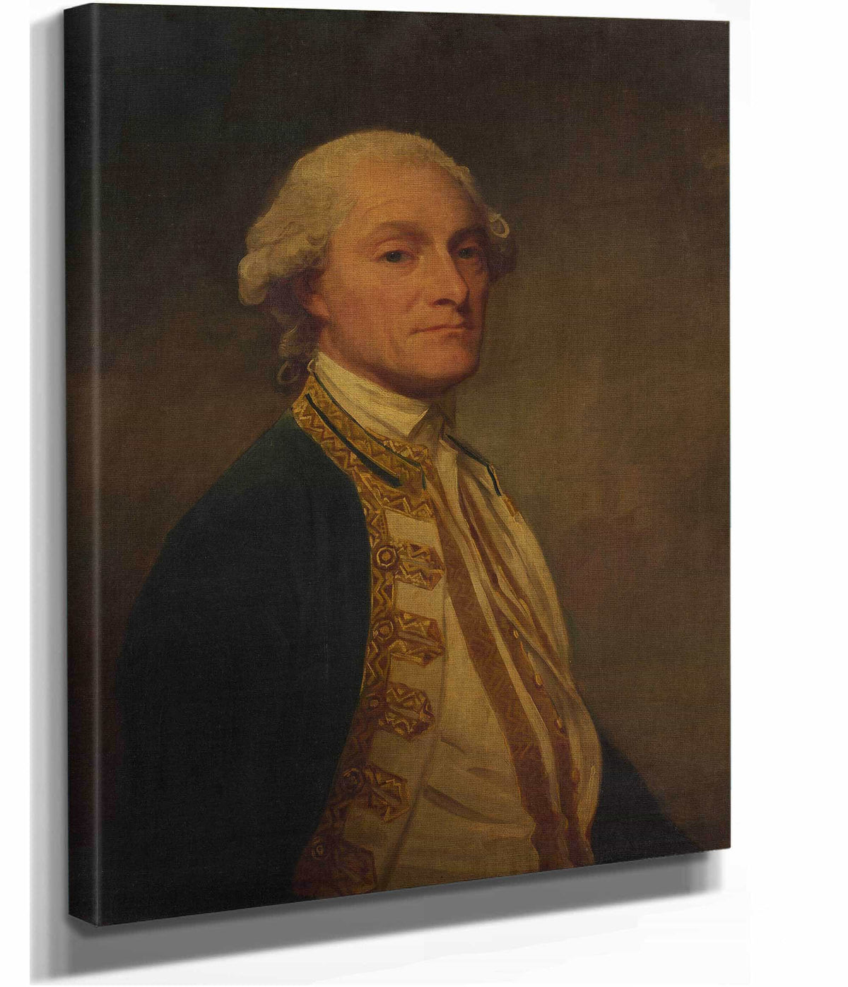 Admiral Sir Chaloner Ogle   by George Romney