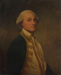 Admiral Sir Chaloner Ogle   by George Romney