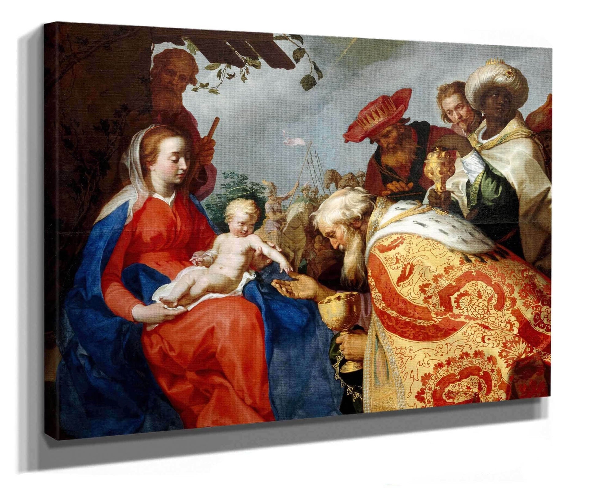 Adoration Of The Magi by Abraham Bloemaert
