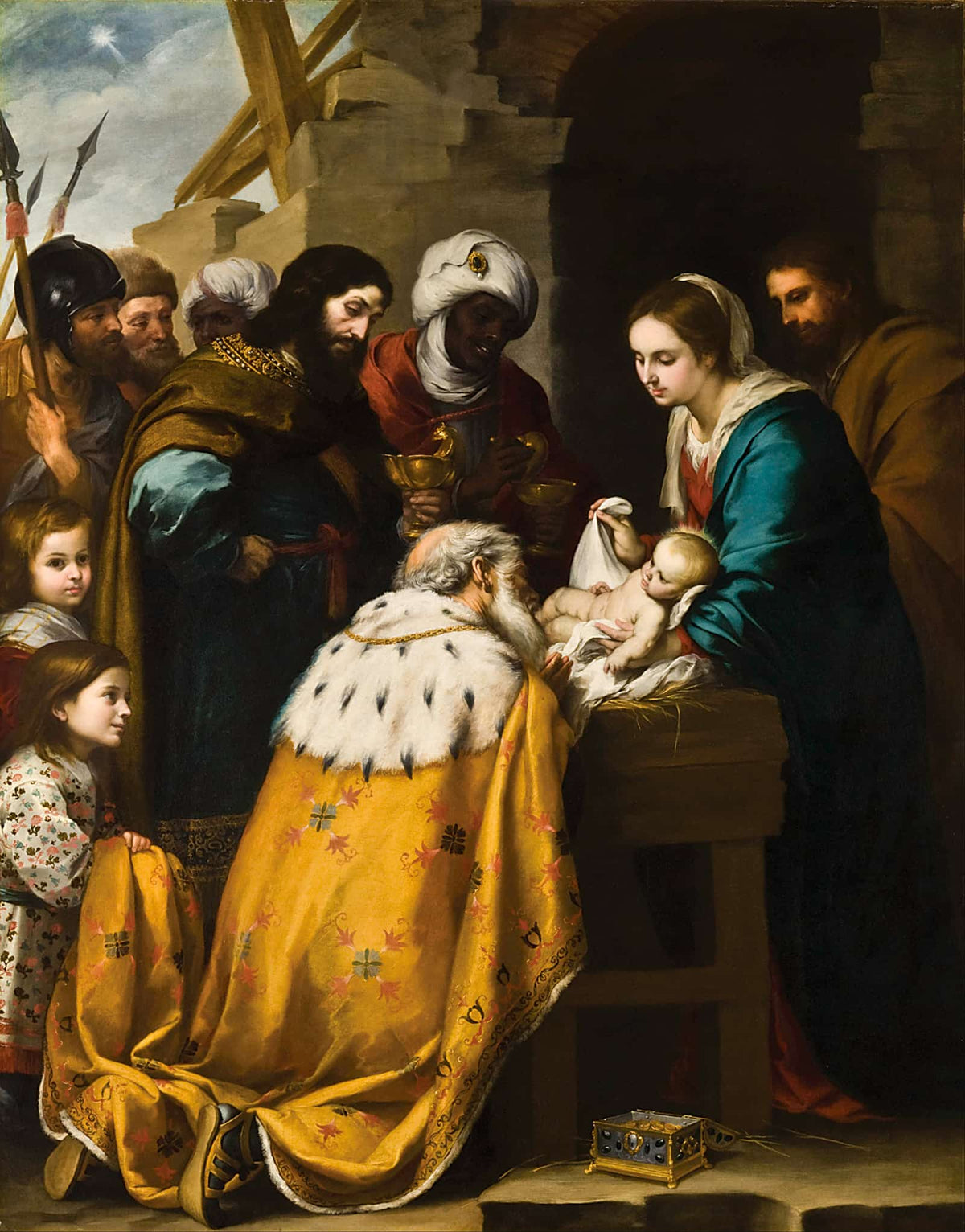 Adoration Of The Magi by Bartolome Esteban Murillo