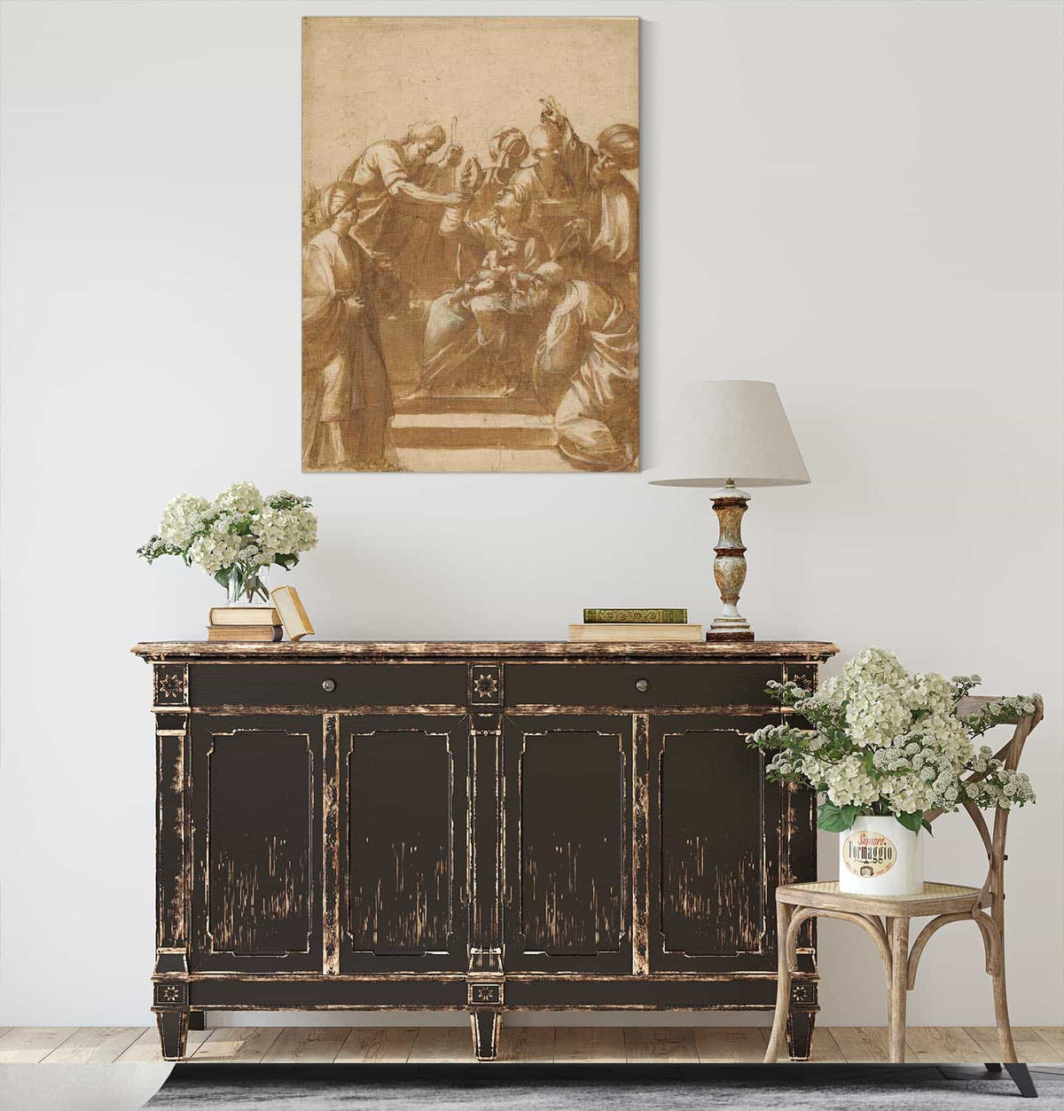 Adoration Of The Magi by Jusepe De Ribera