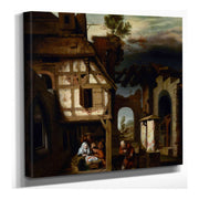 Adoration Of The Shepherds About by Nicolaes Maes