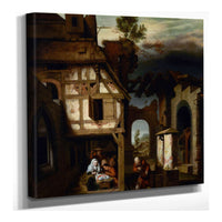 Adoration Of The Shepherds About by Nicolaes Maes