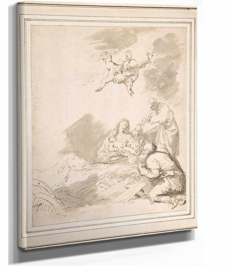 Adoration Of The Shepherds   by Jusepe De Ribera