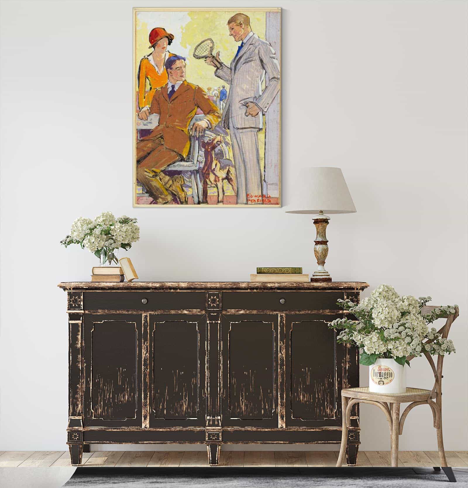 Advertisement For Hart Schaffner & Marx Clothes by Edward Penfield
