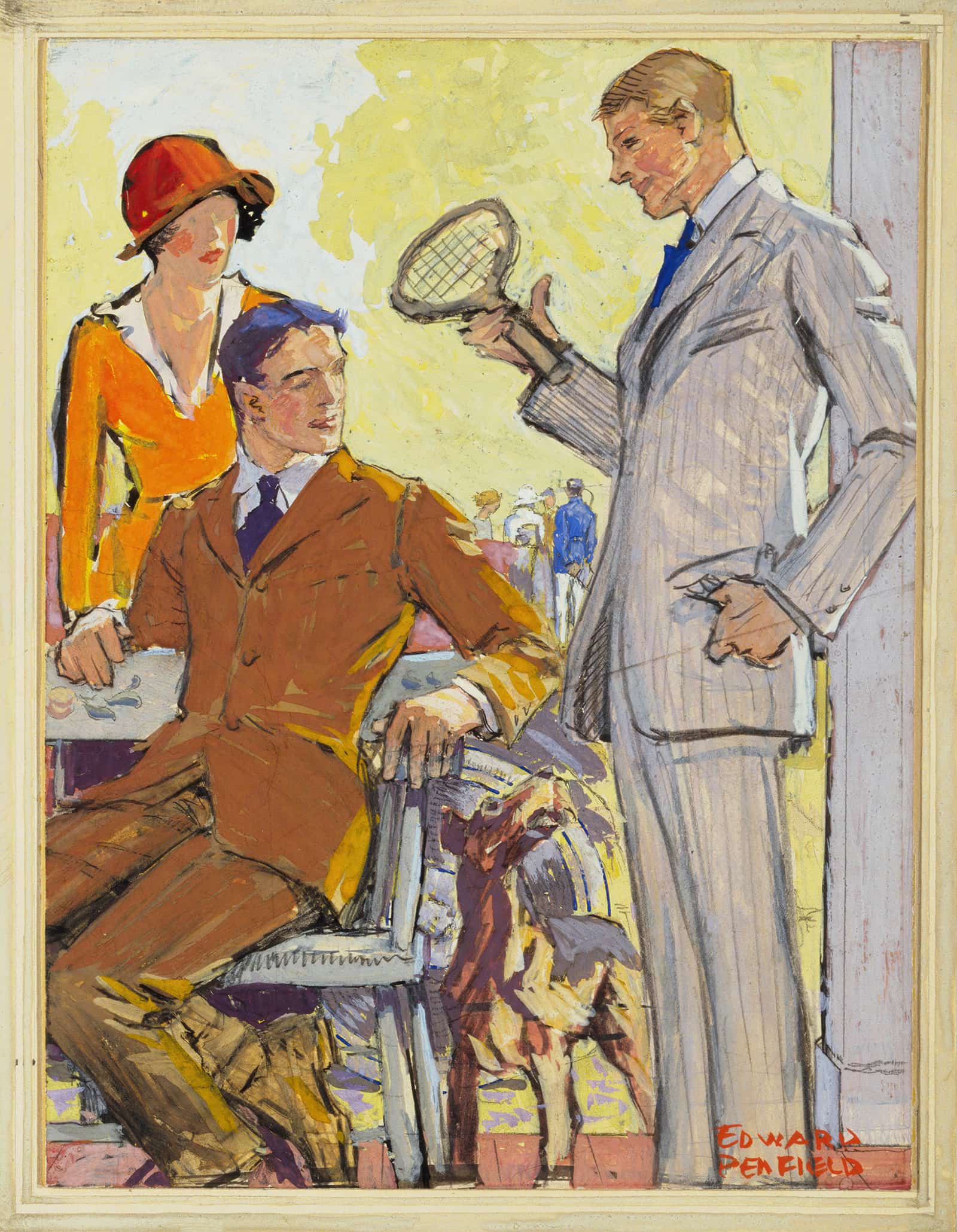 Advertisement For Hart Schaffner & Marx Clothes by Edward Penfield