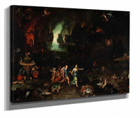 Aeneas And The Cumaean Sibyl In The Underworld by Jan Brueghel The Elder