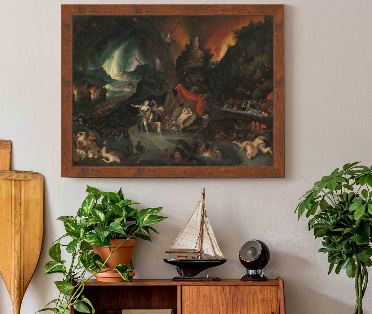 Aeneas And The Sibyl In The Underworld S by Jan Brueghel The Younger