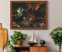 Aeneas And The Sibyl In The Underworld S by Jan Brueghel The Younger