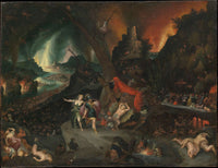 Aeneas And The Sibyl In The Underworld S by Jan Brueghel The Younger
