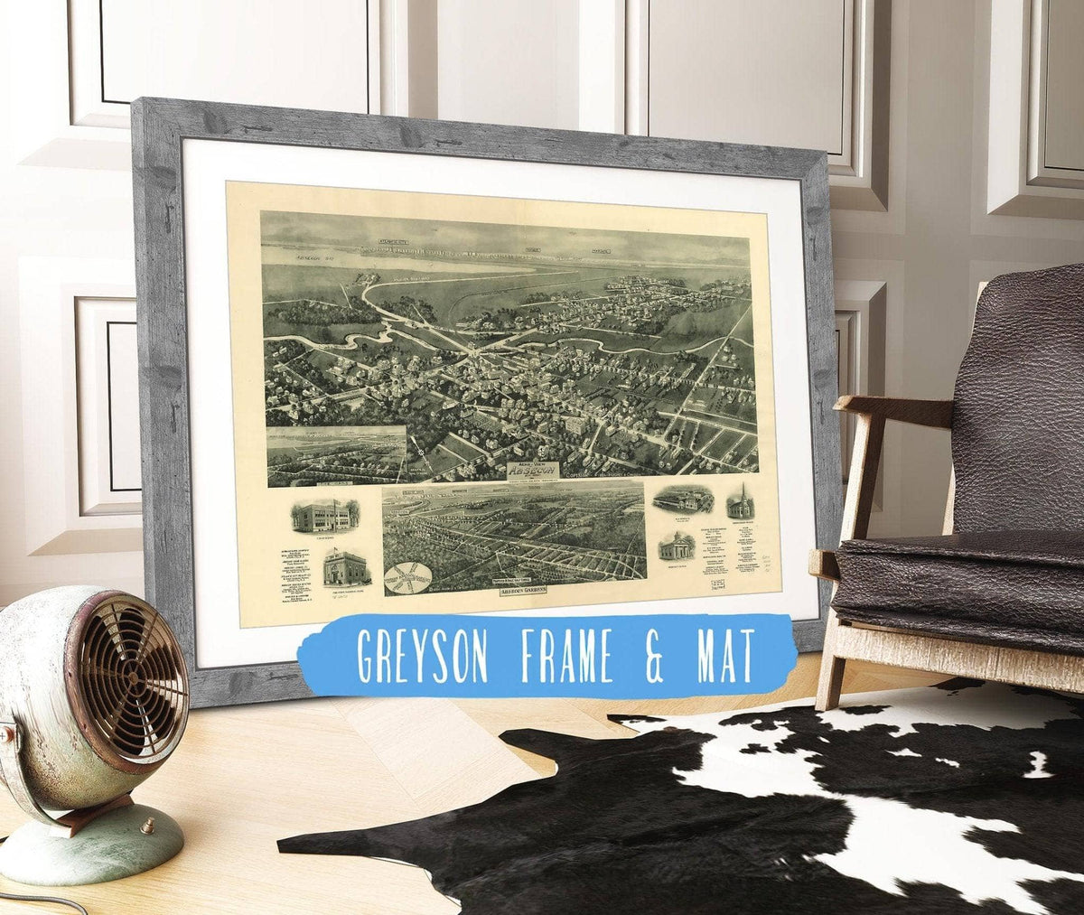 Aero View Of Absecon New Jersey 1924 State of New Jersey