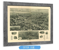 Aero View Of Absecon New Jersey 1924 State of New Jersey