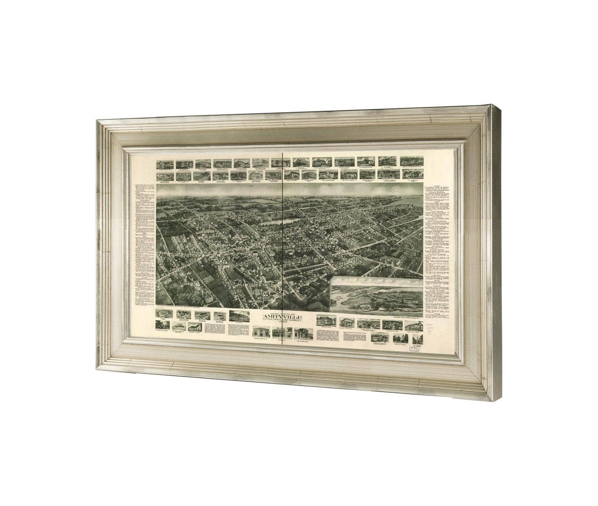 Aero View Of Amityville Suffolk County Long Island Ny 1925  State Of New York