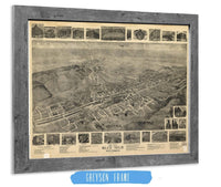 Aero View Of Bluefield West Virginia 1911 State of West Virginia