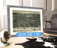 Aero View Of Canton Mass 1918 State of Massachusetts