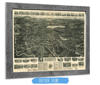 Aero View Of Canton Mass 1918 State of Massachusetts