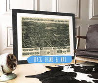 Aero View Of Canton Mass 1918 State of Massachusetts