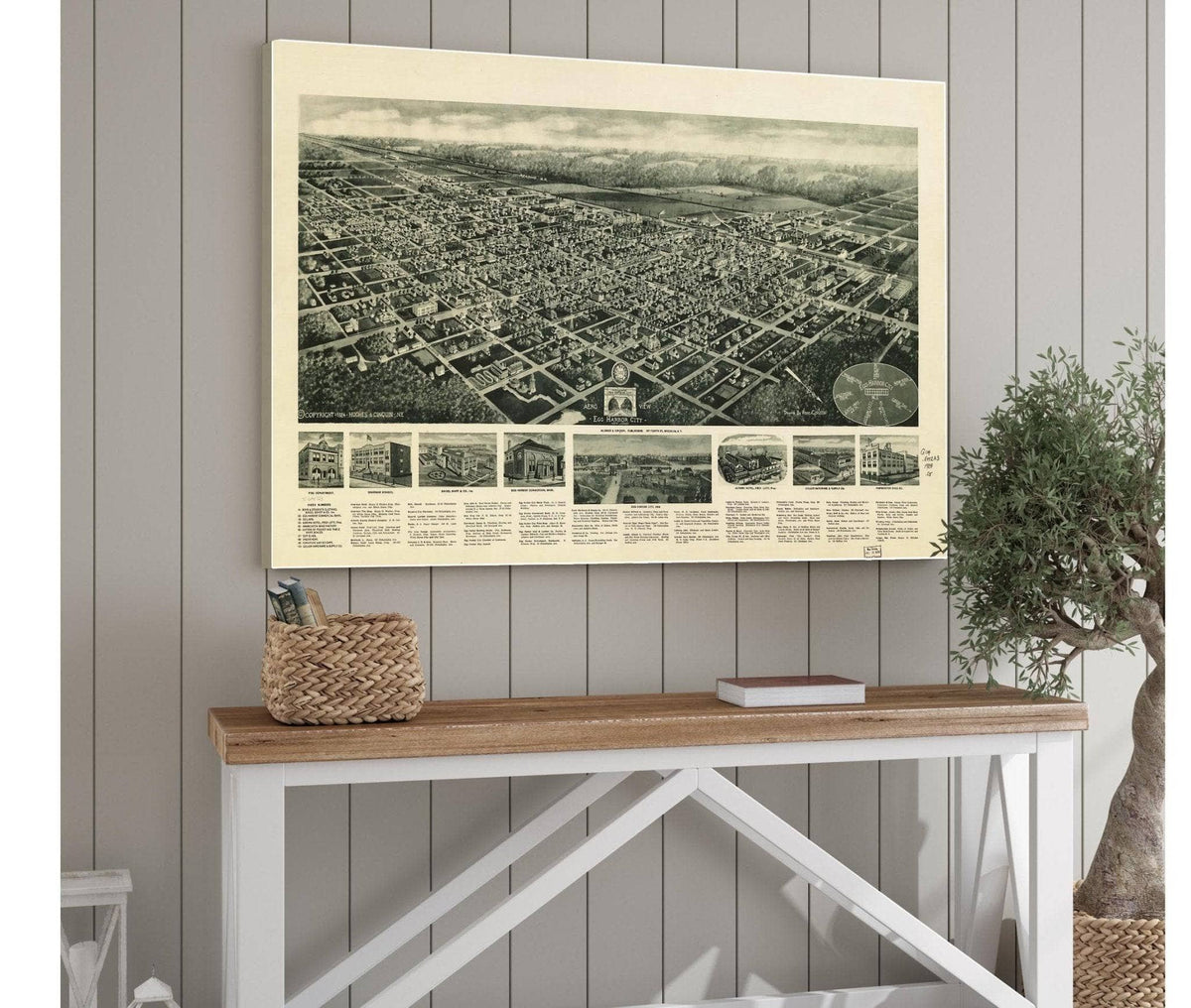 Aero View Of Egg Harbor City New Jersey  State Of New Jersey