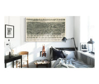 Aero View Of Fitchburg Massachusetts 1915  State Of Massachusetts