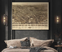 Aero View Of Goshen New York 1922 State of New York