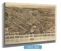 Aero View Of Goshen New York 1922 State of New York