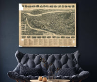 Aero View Of Port Jervis New York 1920 State of New York