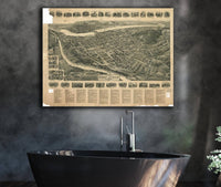 Aero View Of Port Jervis New York 1920 State of New York