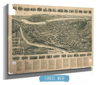 Aero View Of Port Jervis New York 1920 State of New York