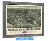 Aero View Of Somers Point 1925 New Jersey State of New Jersey