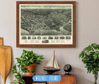 Aero View Of Somers Point 1925 New Jersey State of New Jersey