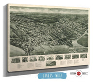 Aero View Of Somers Point 1925 New Jersey State of New Jersey