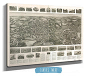 Aero View Of Southington Connecticut 1914 State of Connecticut