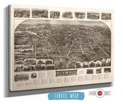 Aero View Of Westerly Rhode Island 1911 State of Rhode Island