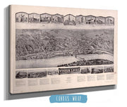 Aero View Of Windsor Locks Connecticut 1913 State of Connecticut