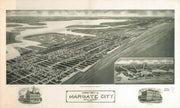 Aeroview Of Margate City New Jersey 1925  State Of New Jersey