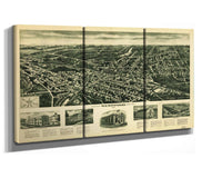 Aeroview Of Westwood New Jersey 1924  State Of New Jersey