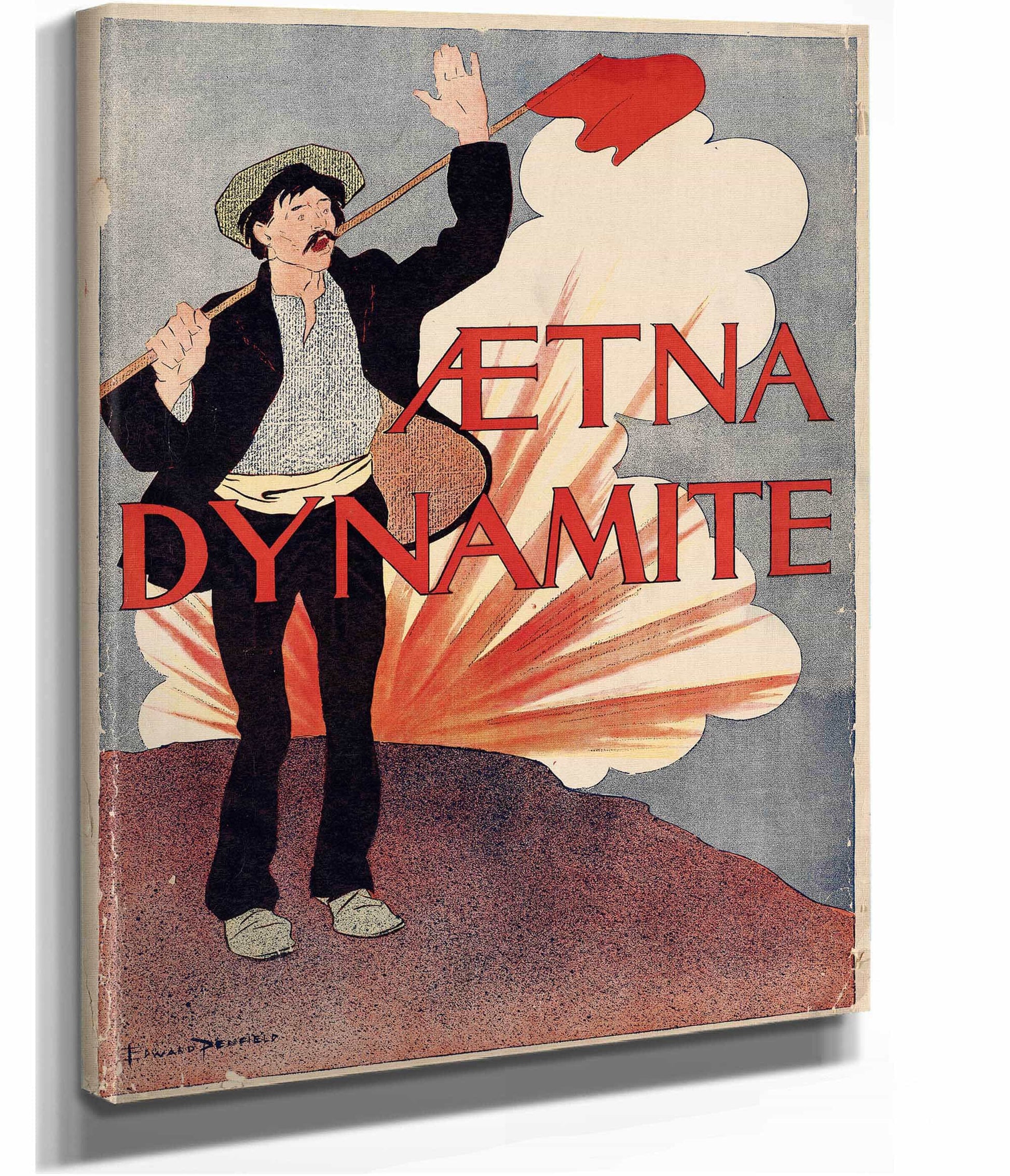 Aetna Dynamite by Edward Penfield