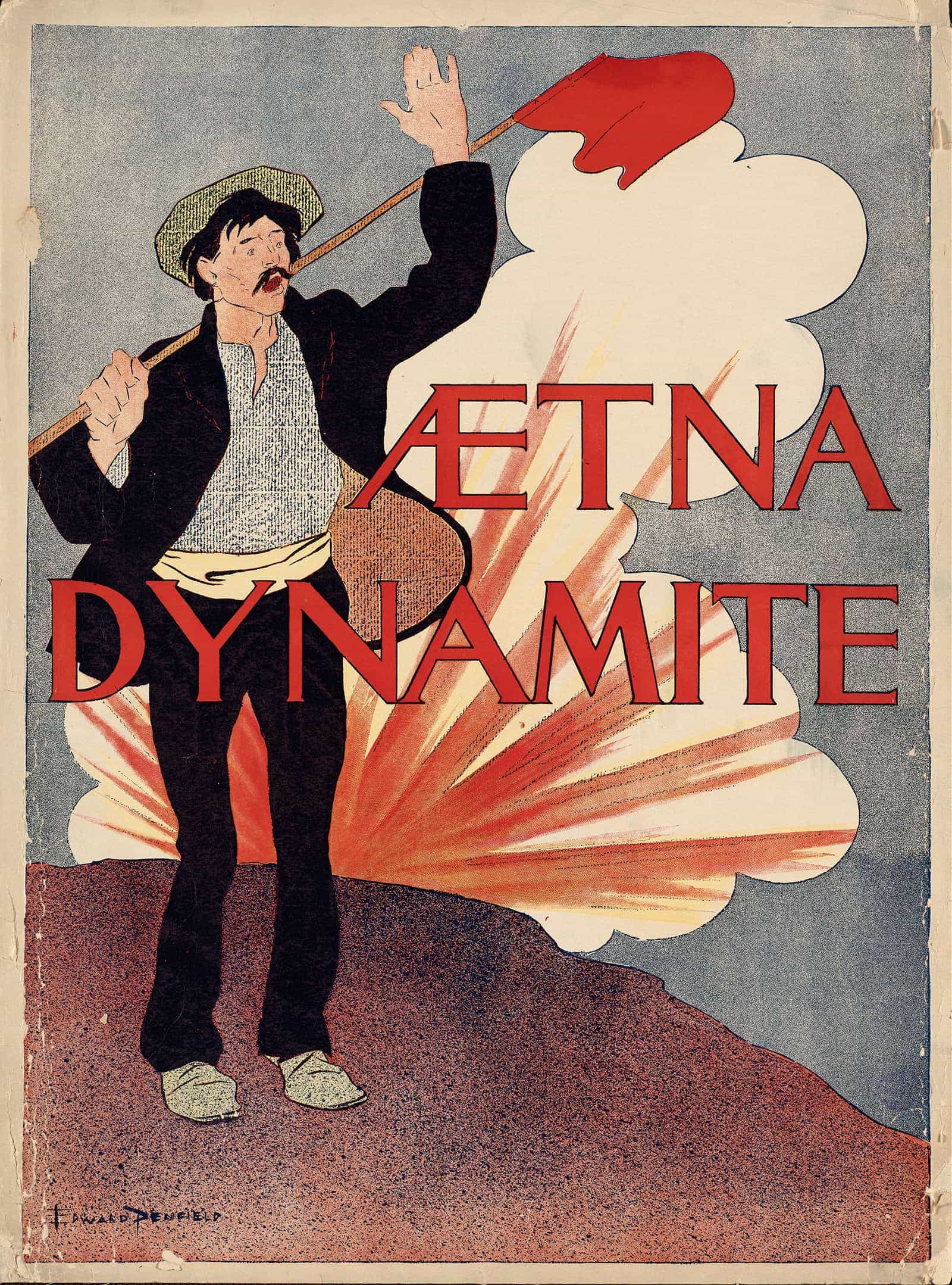 Aetna Dynamite by Edward Penfield