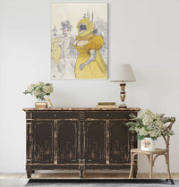 Affiche Au Bal Des Etudiants by Henri De Toulouse Lautrec