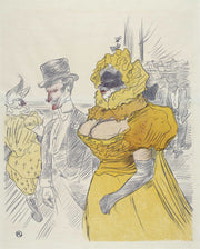 Affiche Au Bal Des Etudiants by Henri De Toulouse Lautrec
