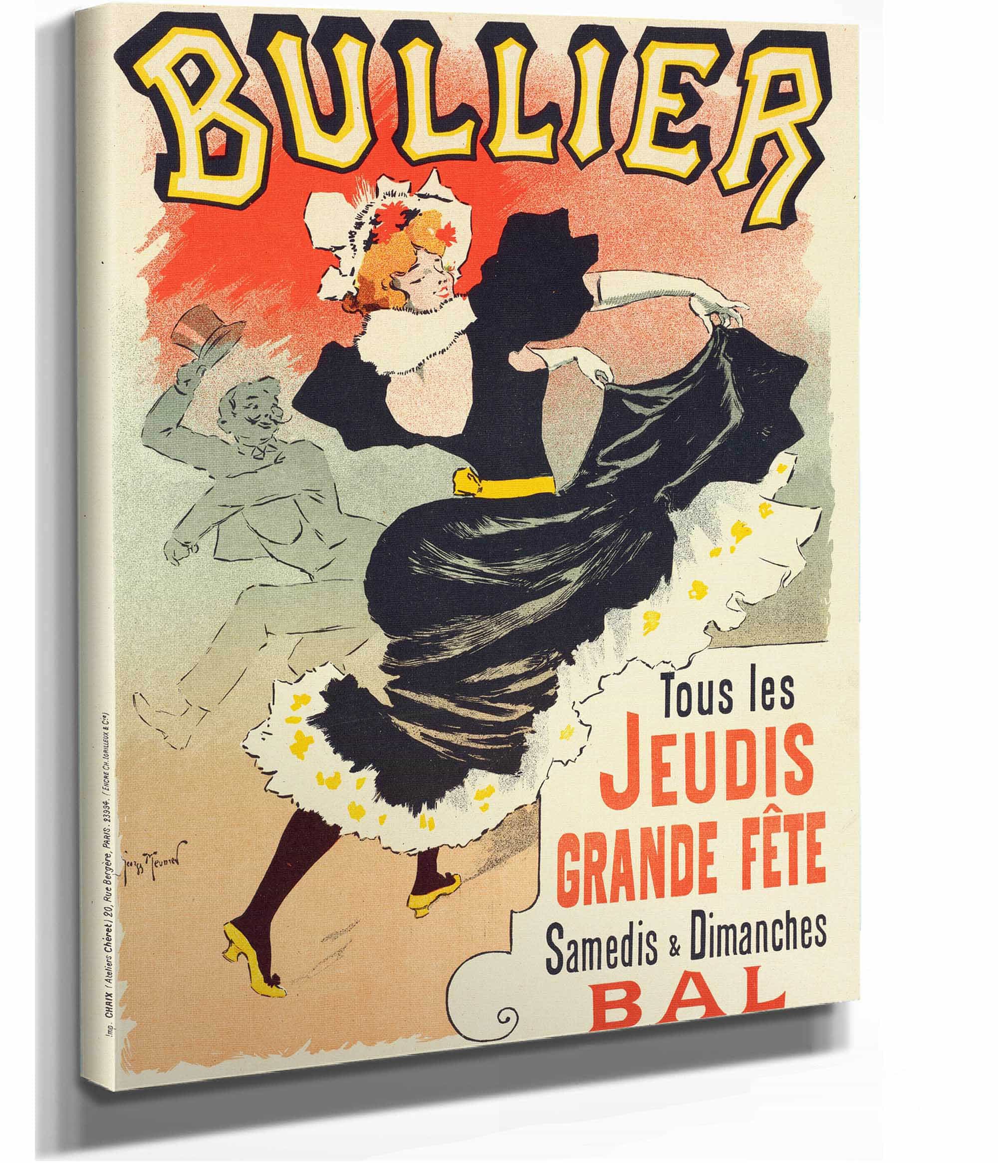 Affiche Pour Le Bal Bullier by Georges Meunier