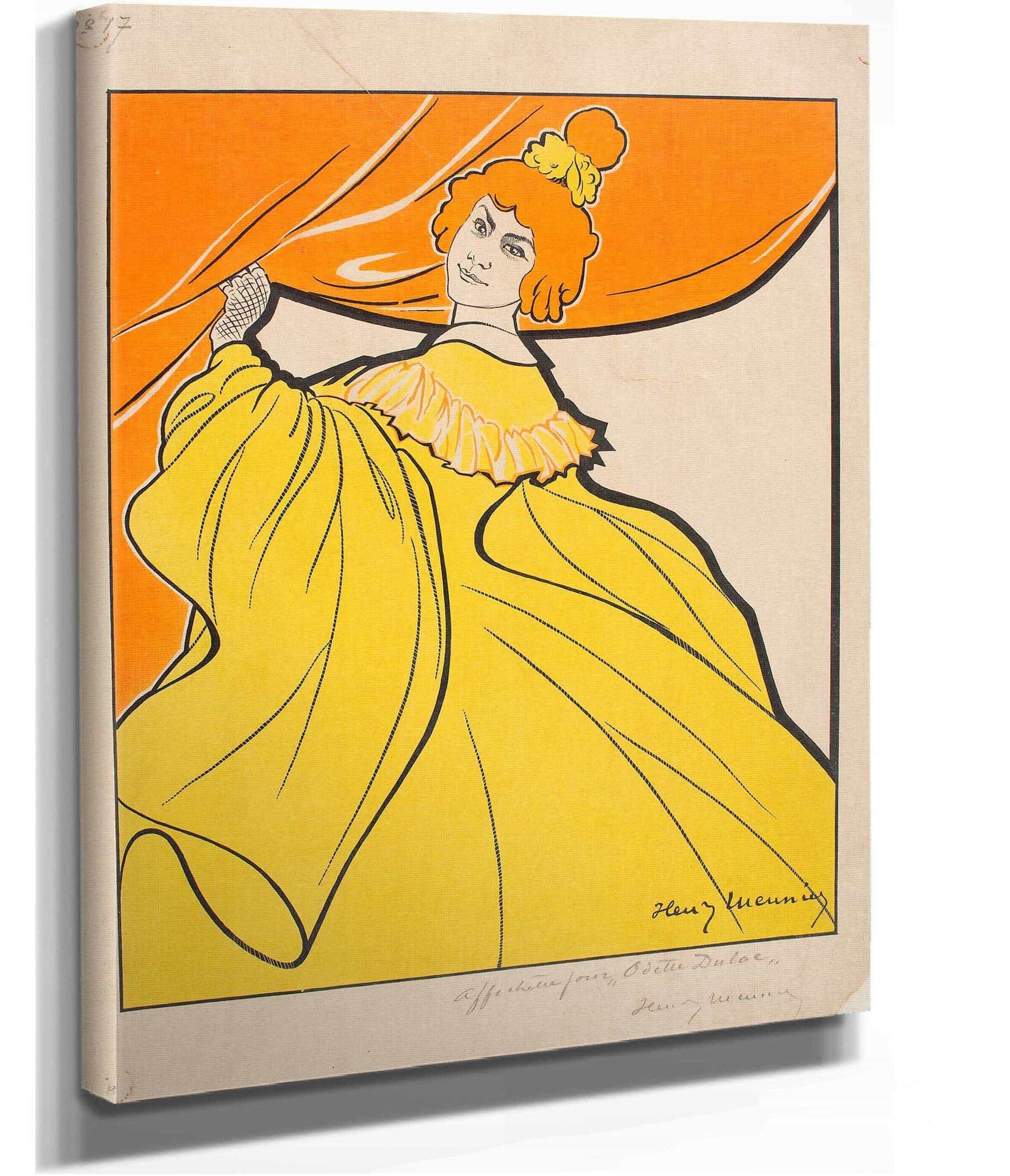 Affichette Pour Odette Dulac by Georges Meunier