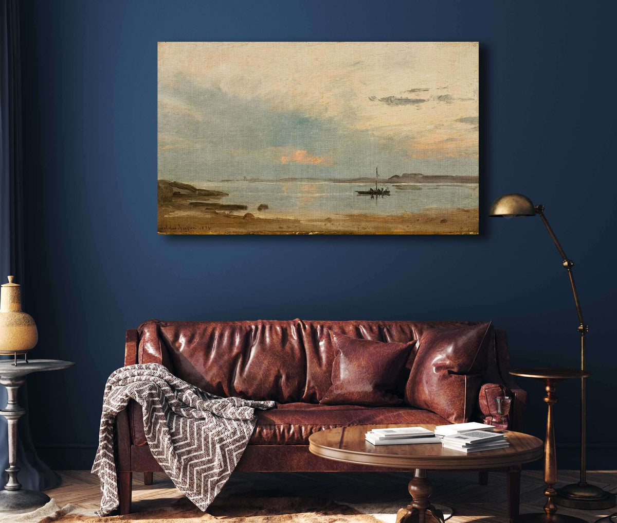 Aften Arisholmen By Amaldus Nielsen