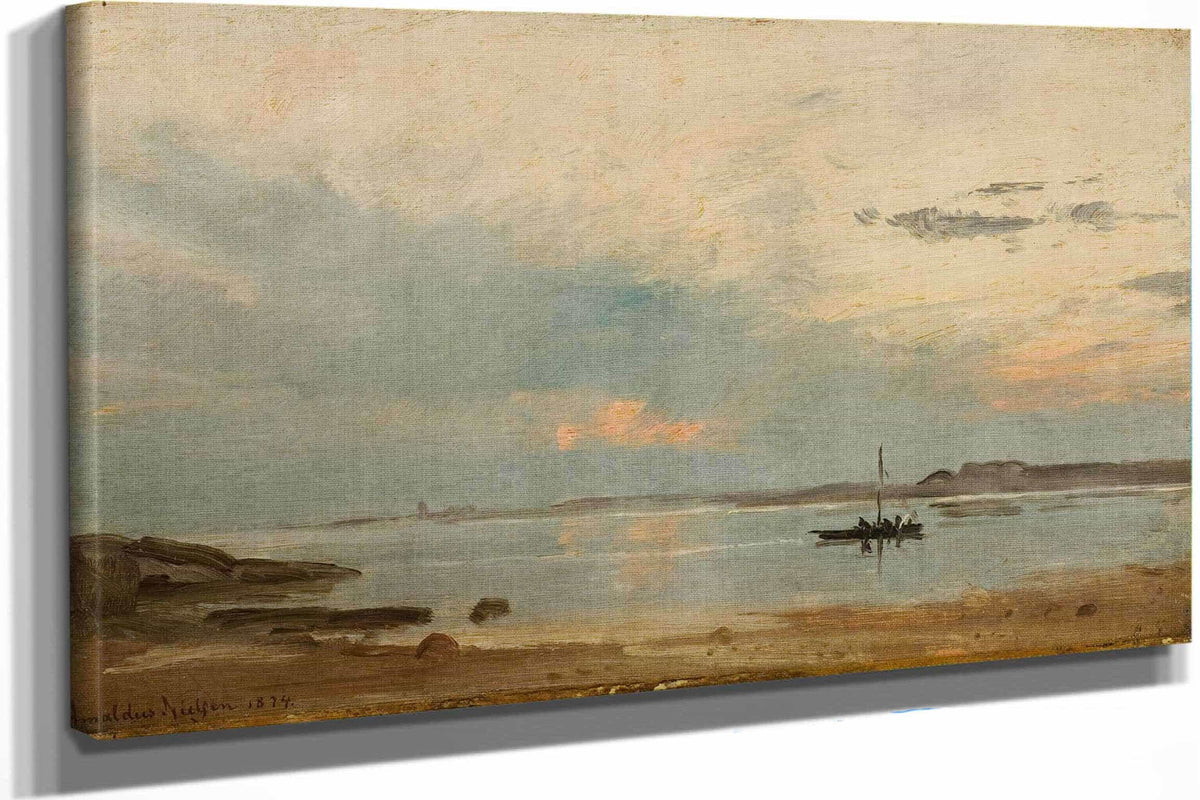 Aften Arisholmen By Amaldus Nielsen