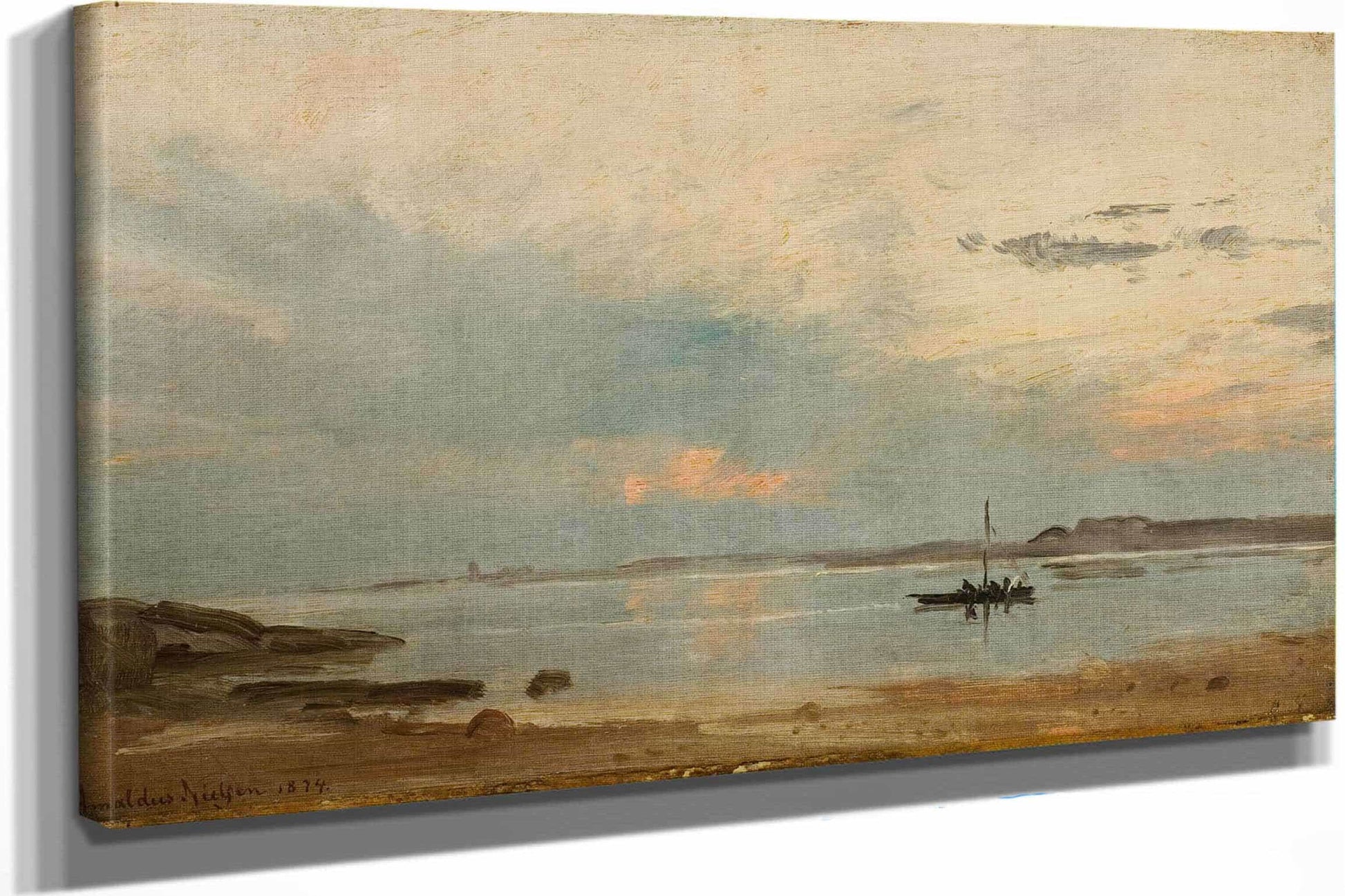 Aften Arisholmen By Amaldus Nielsen