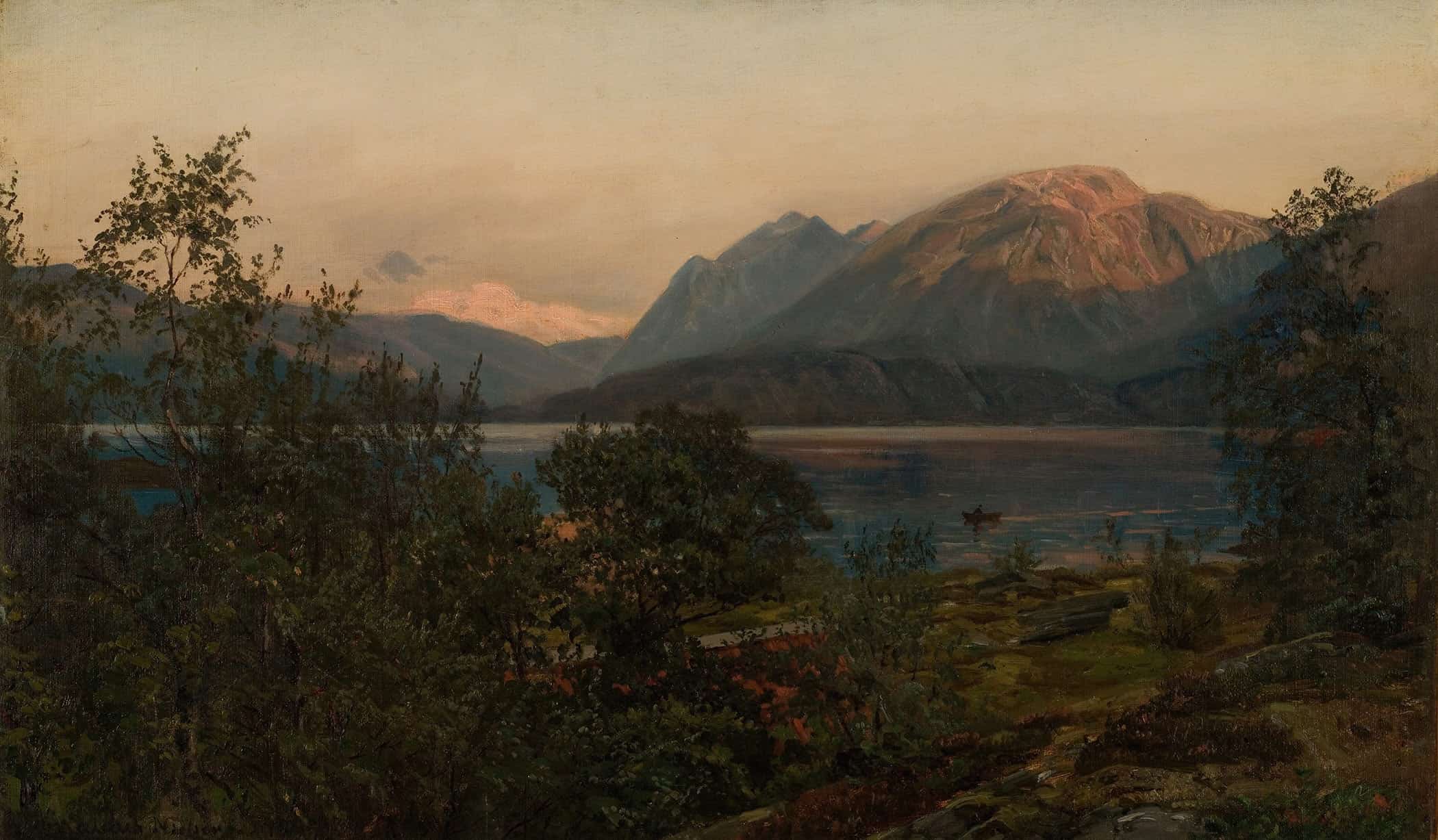 Aften Teroen By Amaldus Nielsen